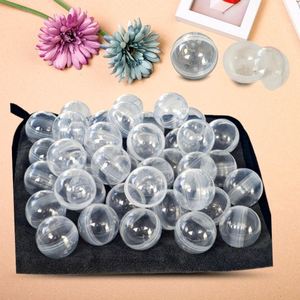 Boules de jeu en plastique transparent OEM 45 mm pour distributeurs automatiques, sphères Gashapon pour décorations de fête, cadeaux surprise, emballage de bonbons - Product Image 2