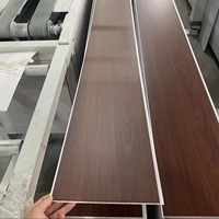 Panneau mural en PVC effet bois Panama Tablilla 200*7.5mm pour plafond et mur, panneau de plafond en PVC, panneau mural en PVC effet bois
