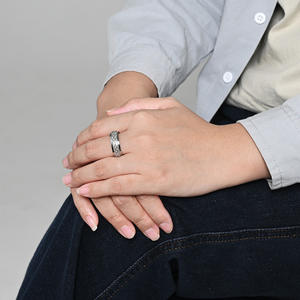 European American Style Gold Geometric <b>Ring</b> Unisex Fashion Jewelry Gift - Product Image 3