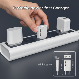 Cargador de Teléfono Ultra Delgado Tipo C Gan PD de 25w para iPhone y Samsung, Adaptador Portátil de Carga Rápida para Dispositivos Móviles, Cargador de Pared USB C - Product Image 5