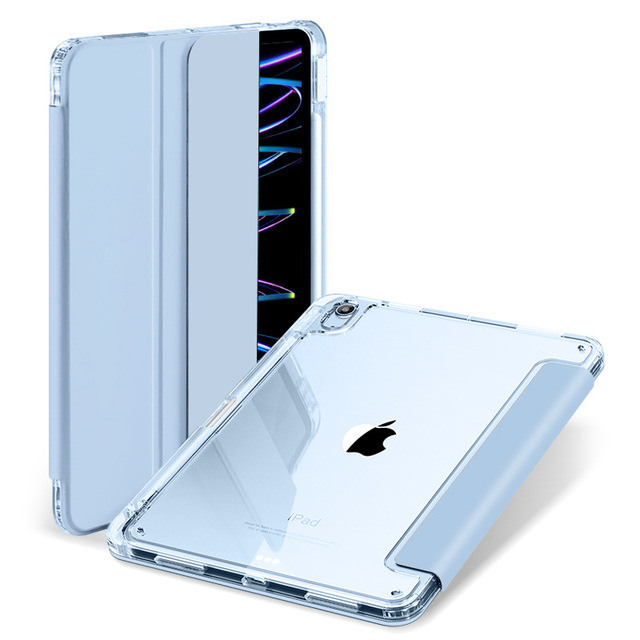Durable Anti-yellow Acrylic Leather Protector Case Cover for iPad Air 11 2024 2025 for iPad 10.2" 7th 8th 9th Air3 10.5" Air13