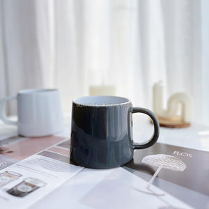Xinhui Ceramic <b>Mug</b> 7106 Solid Color Large Belly Coffee Cup For Giveaways Single Set - Product Image 2