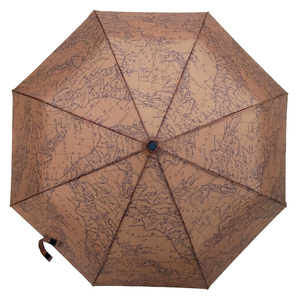 Tùy Chỉnh Thiết Kế Thăng Hoa In Đầy Đủ Tự Động 3 Có Thể Gập Lại Ô Paraguas UV Parasol Cho Túi Du Lịch Khuyến Mãi Ô - Product Image 3