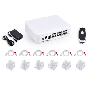 6 telepon USB Multi-channel perangkat kontrol anti-maling penyangga tampilan keamanan Ponsel sistem Alarm penahan ponsel - Product Image 4