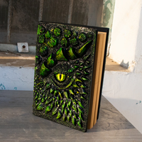 3D Dragon Relief Leder Tagebuch Buch A5deluxe Animierte geprägte gravierte handgemachte Wärme bindung 244 Blatt Notizblock Sammlung