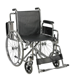 Fauteuil roulant AOLIKE CE ISO en acier bleu confortable et fonctionnel pour personnes handicapées, prix d'usine - Product Image 5