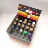 Custom Sized Logo Printed 115mm 120mm Glass Test Tube Holder Paper Display Box
