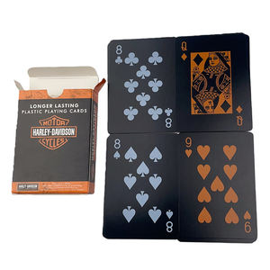 Cartes à jouer en plastique personnalisées, durables, 100 % imperméables, à impression personnalisée, vente en gros d'usine, best-seller - Product Image 1
