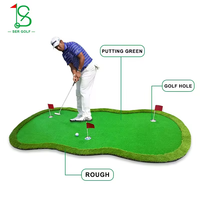 OEM ODM Golf Green Collection Indoor Outdoor Golf Putting Mat Künstlicher grüner Gras teppich Putting Green Practicing Home Use