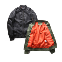 Veste Tactique d'Extérieur pour Hommes, Bomber Style Safari Collégien, Veste Aviateur de Pilote pour Printemps et Automne