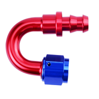 Raccords universels pivotants en aluminium AN4, AN6, AN8, AN10, AN12 pour tuyau de refroidisseur d'huile, ligne de carburant, raccords à emboîtement rapide haute performance