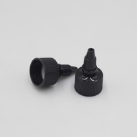 Bouchon à visser en plastique à long bec verseur, prix usine, capuchons 20/410, 24/410, 28/410 pour flacon de bouteille de gelée capillaire