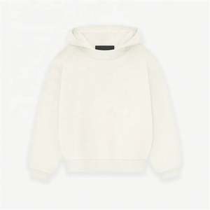 Sweat à capuche pour homme en molleton épais 100% coton, décontracté, uni, surdimensionné, avec col à capuche, pour la saison printanière - Product Image 4