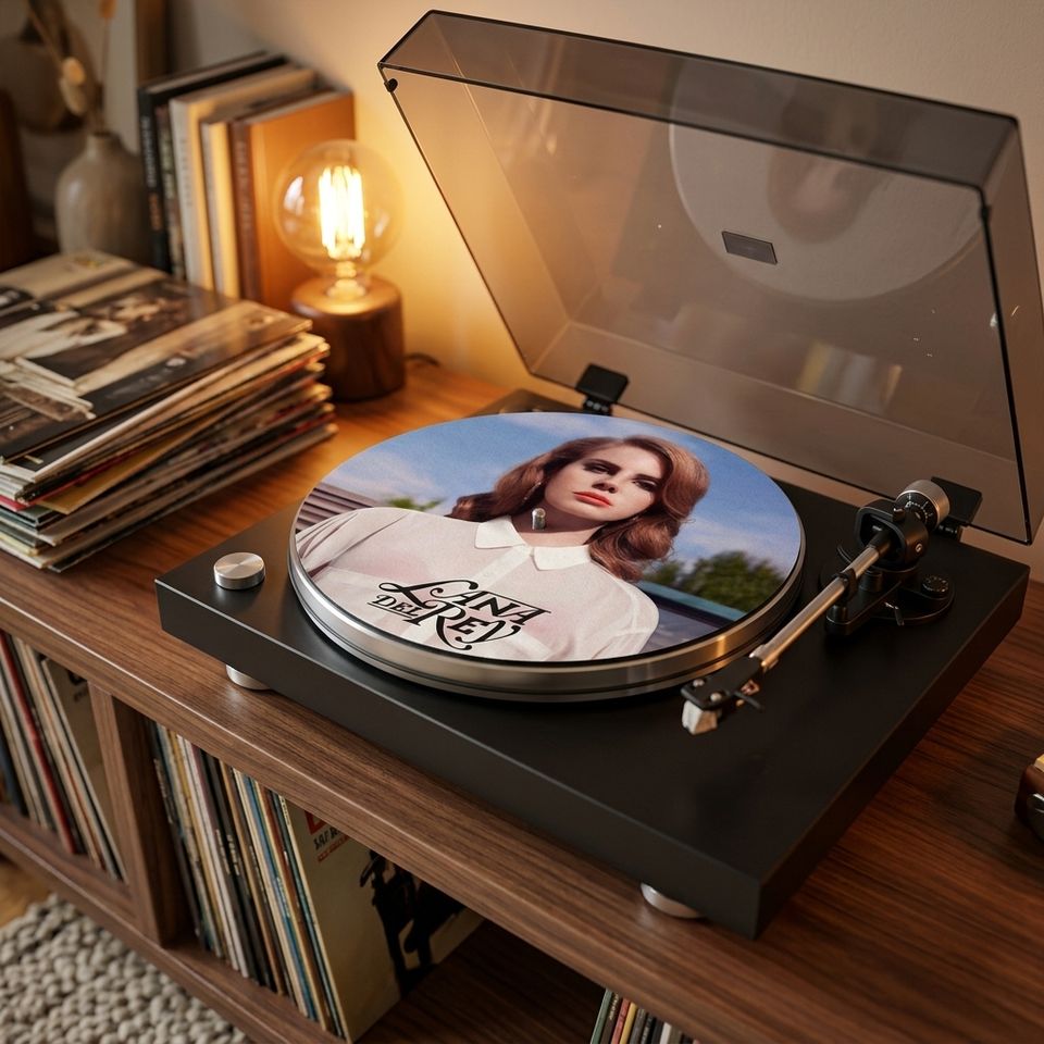 Durable Anti-static Felt Record Player Pad Shock-absorbing Turntable ...