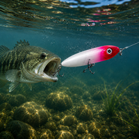Leurre de pêche flottant type crayon, 5 couleurs, 10 cm, 12,5 g, action Z-Walk, leurre dur artificiel pour achigan, brochet, poissons d'eau salée et de rivière