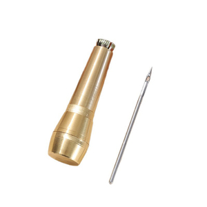 Metal <strong>Leather</strong> Shoes Canvas Tent Copper Handle Stitcher Taper Craft Needle Shoe Repair Awl <strong>Sewing</strong> Tool <strong>Kit</strong> - Product Image 1