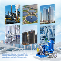 Pompe à eau électrique Dehuike à aspiration axiale en acier inoxydable haute pression pour l'extraction d'eau de mer/la distribution d'eau thermale
