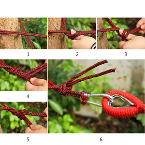 Voyage en plein air Portable de nombreuses tailles toile Camping toile prévention du renversement <span class=keywords><strong>hamac</strong></span> balançoire chaise pour <span class=keywords><strong>personnes</strong></span> seules Double <span class=keywords><strong>personnes</strong></span> - Product Image 6