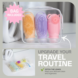 Mini Portable Silicone Travel Shampoo <b>Squeeze</b> <b>Bottle</b> Dispenser, Silicone Travel <b>Bottle</b> Set,travel Shampoo Kits Silicone - Product Image 2
