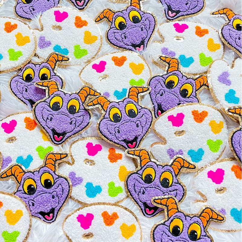 Лидер продаж, нейлоновые сумки с логотипом Микки Мауса, блестящие гладкие нашивки из синели