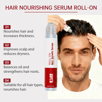 Sérum Capillaire Fortifiant au Romarin en Roll-on – Essence de Soin pour Cheveux et Cuir Chevelu Sans Parabènes – Réduit la Chute des Cheveux pour Femmes et Hommes