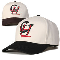 Gorra de Béisbol Personalizada de 5 Paneles, 100% Algodón, Bicolor, para Hombre, con Logotipo Bordado Goras Dad Hat