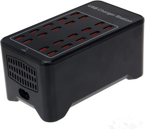 Nuevo 100W 15 puertos 20 puertos <span class=keywords><strong>Cargador</strong></span> USB de escritorio 5V 20A Puertos múltiples Estación de carga rápida USB Hub para teléfonos, mesas - Product Image 3