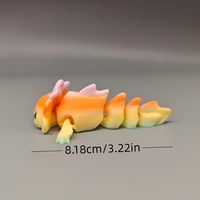 Juguetes de Huevos de Salamandra Vashine, Impresos en 3D con PLA Flexible, Cristalinos, Cynops Orientalis, Divertida Decoración para el Hogar, Juguetes de Animales