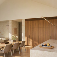 Solution d'aménagement d'espace sur mesure pour toute la maison, style scandinave moderne, avec cuisine intégrée pour projets résidentiels