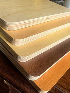 Texture de tissage de lin ancien, texture de bois de bouleau massif, Ocean Board B - Product Image 3