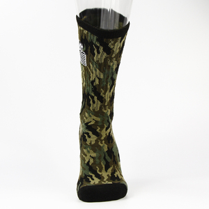 Mens thời trang Medias Camo Crew cao chaussettes tùy chỉnh Jacquard vớ - Product Image 3