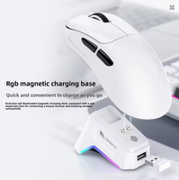 SMAILWOLF M5 Souris de jeu sans fil tri-mode Capteur PAW3311 Légère pour les jeux/e-sport Ordinateurs de bureau et portables