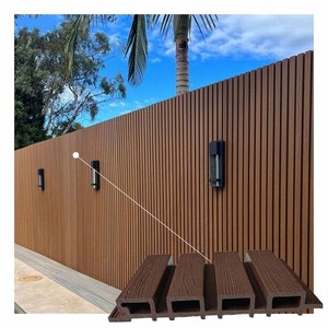 Aveeno phân vùng ngoài trời WPC bảng tường ốp rãnh trang trí siding bên ngoài Tấm ốp tường - Product Image 1