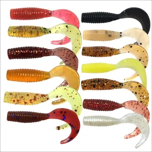 Topline Tackle Tpr Minnow T-Tail Mini Zman Soft Lure Fishing Cheap Soft Worm Small Realistic Trout Lure Soft Baits Wholesale