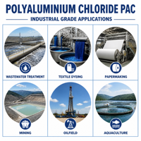Coagulant pour bassin de floculation, chlorure de polyaluminium (PAC)
