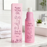 Huile Essentielle d'Hygiène Intime Équilibrée au PH 100% Pink Secret, aux Herbes Naturelles, Huile Détox Yoni - Meilleure Vente