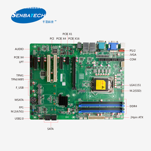 Z370VM 2 Lan 2.5G LGA1151 DDR4 Max 64GB 11 USB 6 COM <strong>ATX</strong> PS2 TPM LPT Industrial Control <strong>Motherboard</strong> <strong>Atx</strong> - Product Image 4
