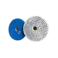 Meuleuse d'angle professionnelle humide ou sec de 100mm, tampons de polissage diamant en pierre d'ingénierie granit marbre Quartz