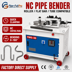 Machine à cintrer les tubes semi-automatique pour tubes ronds et carrés en acier inoxydable et en acier au carbone - Product Image 1