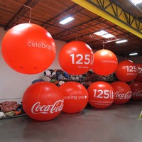 Ballon gonflable en PVC imprimé personnalisé 1m 2m 3m 4m 5m 6m 7m 8m Ballon gonflable publicitaire sphère publicitaire grand ballon volant à l'hélium