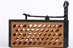 Piège à souris intelligent de conception nouvelle et humaine, capture et relâchement en direct, sans danger pour les enfants/les animaux domestiques, facile à installer, pour l'intérieur/l'extérieur, <span class=keywords><strong>cage</strong></span> réutilisable - Product Image 2