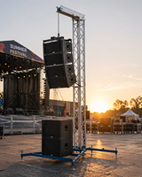 Soporte de Elevación Portátil de Aluminio para Altavoces Line Array con Certificación TUV, Sistema de Polipasto Manual para Conciertos al Aire Libre