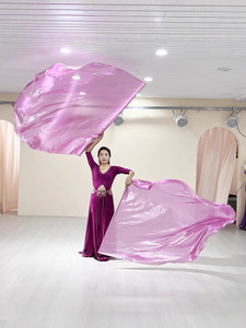 Новая сценическая одежда, флаг, двойной золотой белый фиолетовый спортивный реквизит - Product Image 2