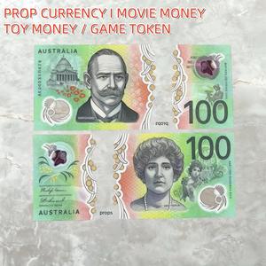 超薄型高品質オーストラリアドル紙幣、50ドルと100ドルの薄型オーストラリアドル小道具紙幣、50ドルと100ドルのプラスチック製リアルな紙幣、透明窓付き - Product Image 5