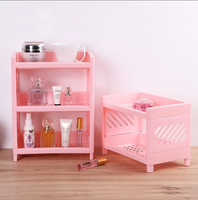 Mini-contenants rectangulaires mignons et écologiques en plastique PP multifonctionnels pour organiseur de bureau ou sac à jouets