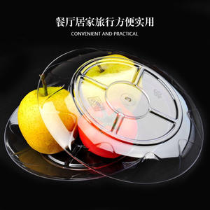 Plaque de charge en plastique biodégradable pour <span class=keywords><strong>repas</strong></span> de compagnie aérienne en cristal jetable - Product Image 2