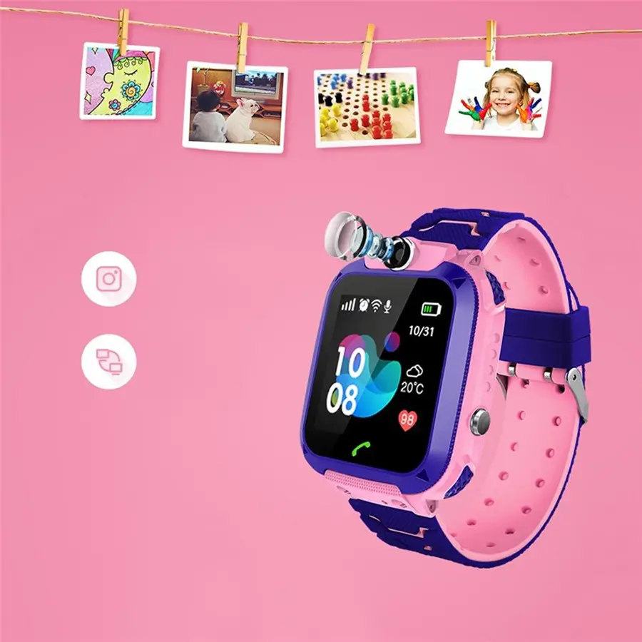 YOUNGEAST-reloj inteligente para niños, dispositivo de pulsera con llamadas de emergencia, localizador de localización, Monitor antipérdida y cámara