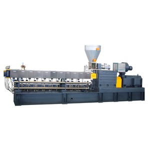 Low price twin screw plastic extruder machine production line for masterbatch plastic pellets granulating pelletizing