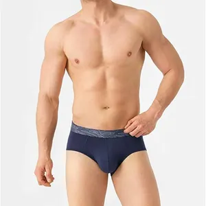 Hot Selling Bulge Pouch Breathable Comfy Beachwear Slimming Sports Swimwear Charming Absorbing Men's Swimming Briefs