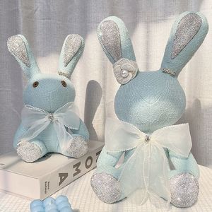 Dễ Thương Thỏ tay con rối cho phòng khách đồ chơi sang trọng Internet người nổi tiếng búp bê món quà căng thẳng cứu trợ trang trí PP bông điền vào lưới rửa sạch - Product Image 3